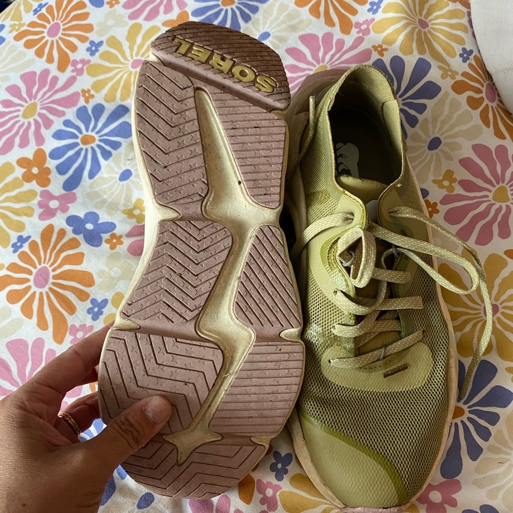 Sorel Women's Lime Green Sneakers